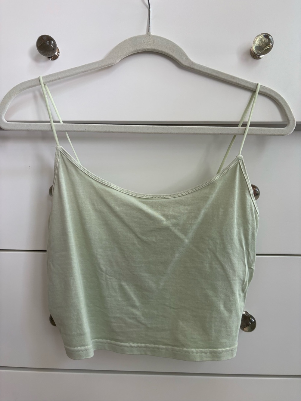 PacSun Pale Green Spaghetti Strap Crop Cami